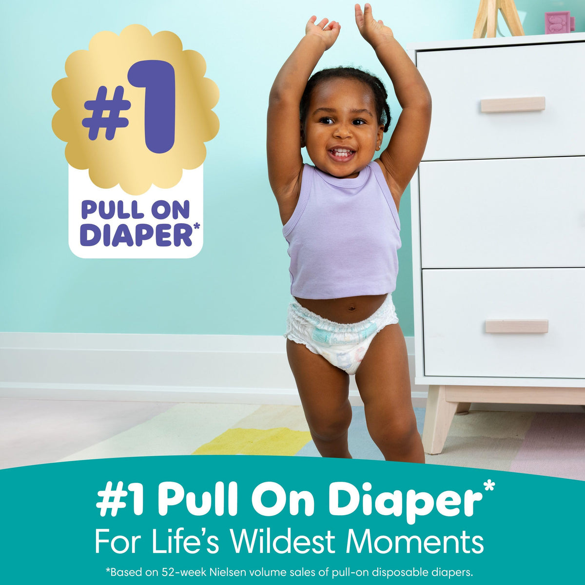 Pampers Cruisers 360 Pull-On Diapers, Size 4, 108 Count