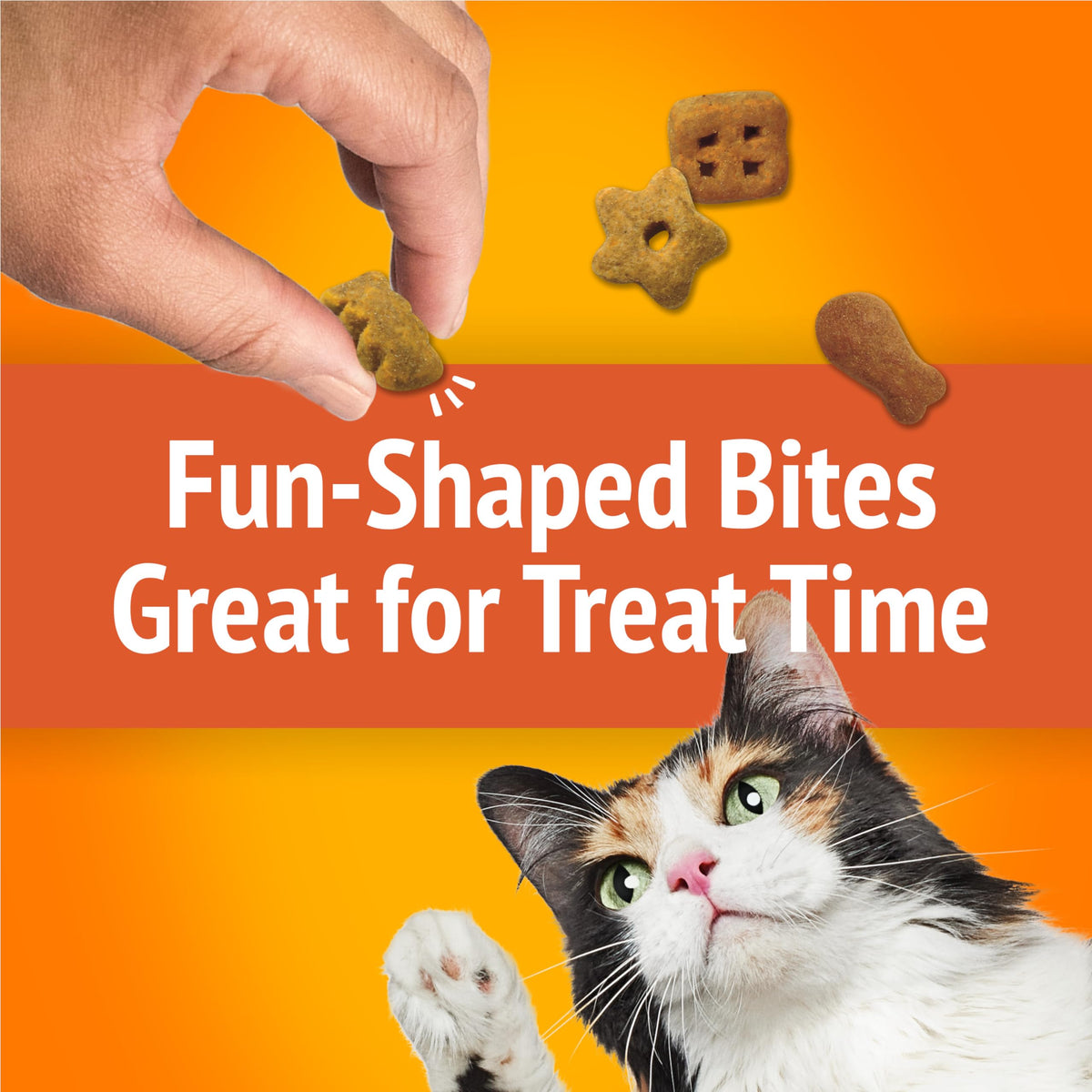 Friskies Party Mix Cat Treats, Original Crunch Chicken, 3 x 510 g