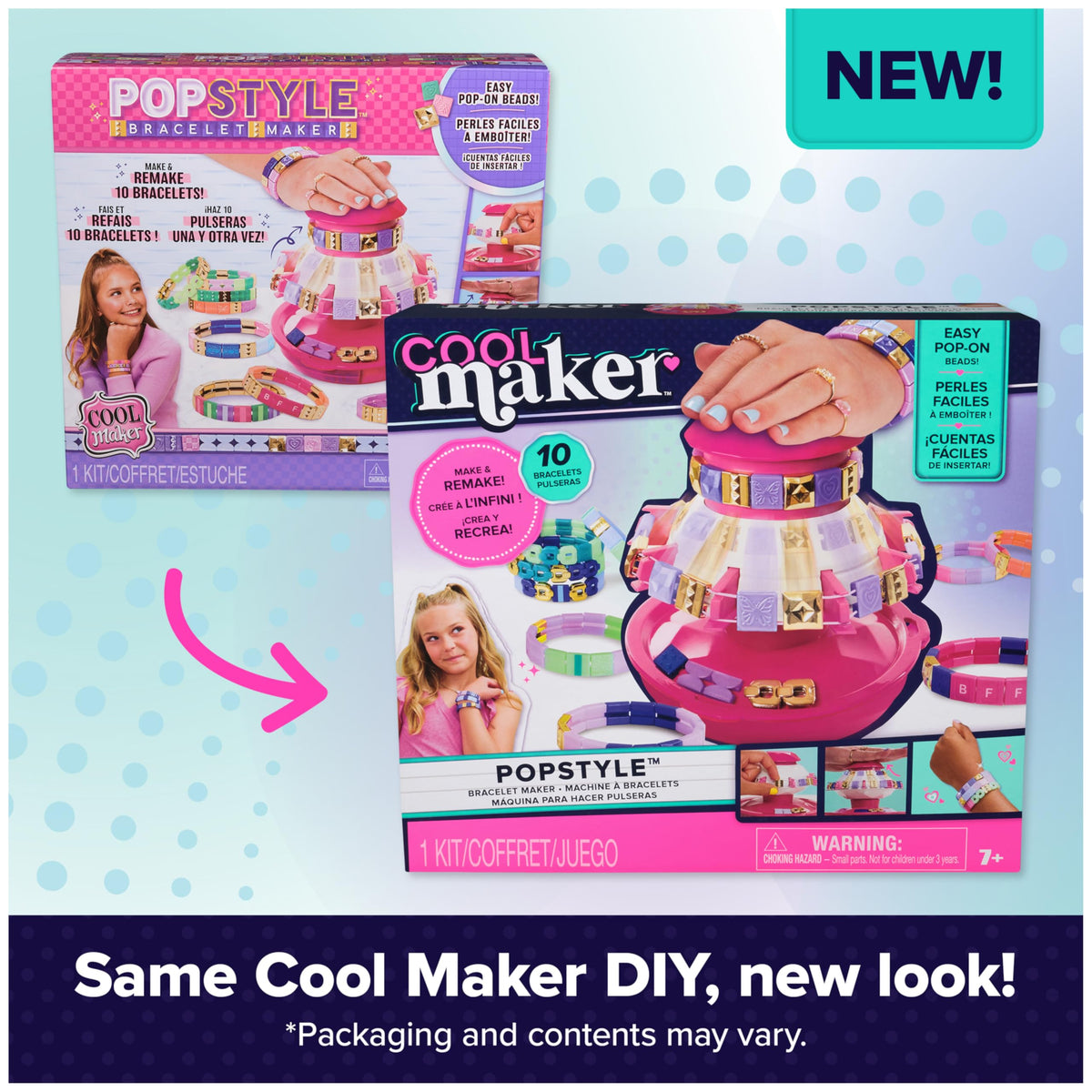 Cool Maker PopStyle Bracelet Making Kit, Ages 7+