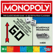 Monopoly Board Game, Classic, English & French, 2 to 6 Players