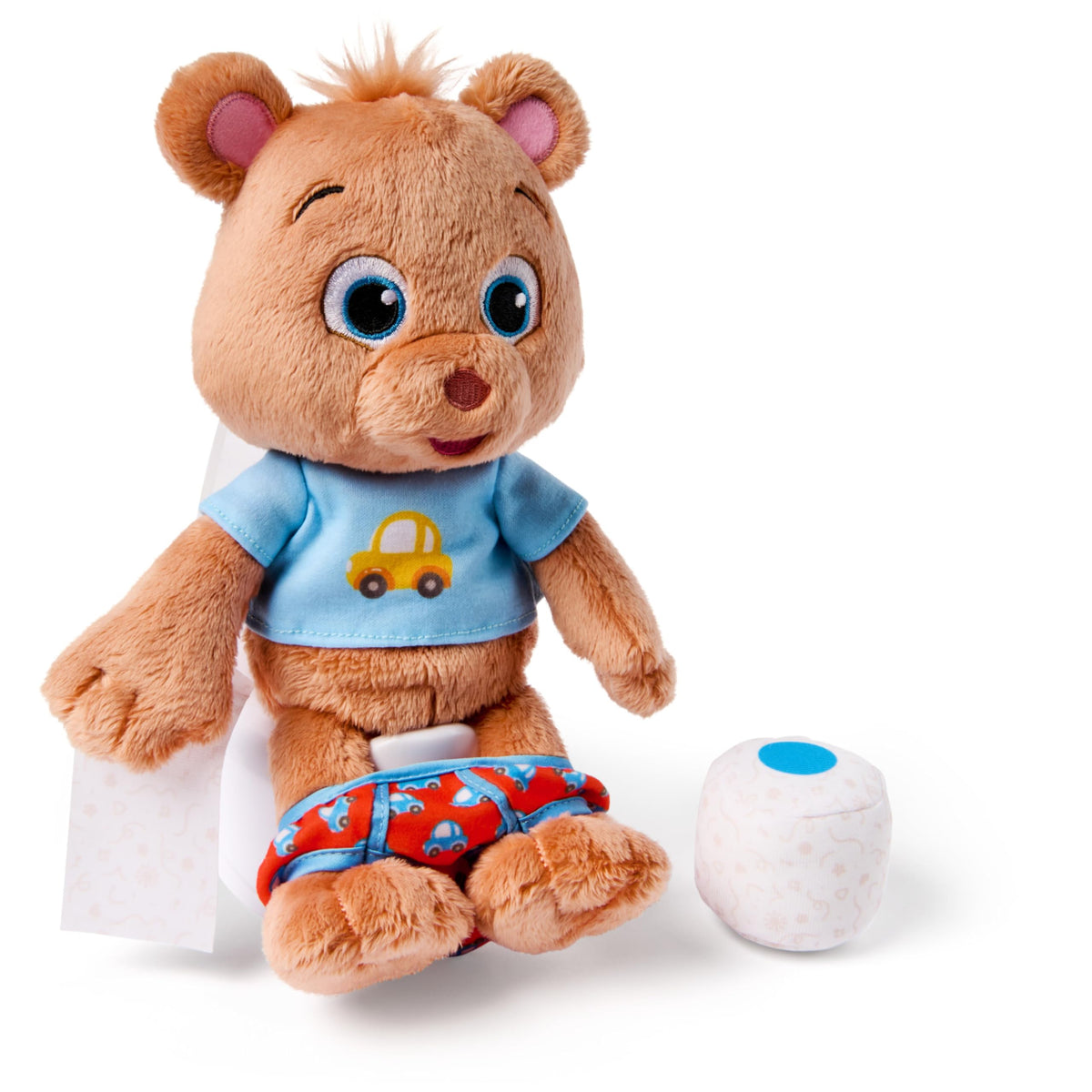 Ms. Rachel Potty Time with Bean, 11" Plush Teddy Bear with Play Toilet