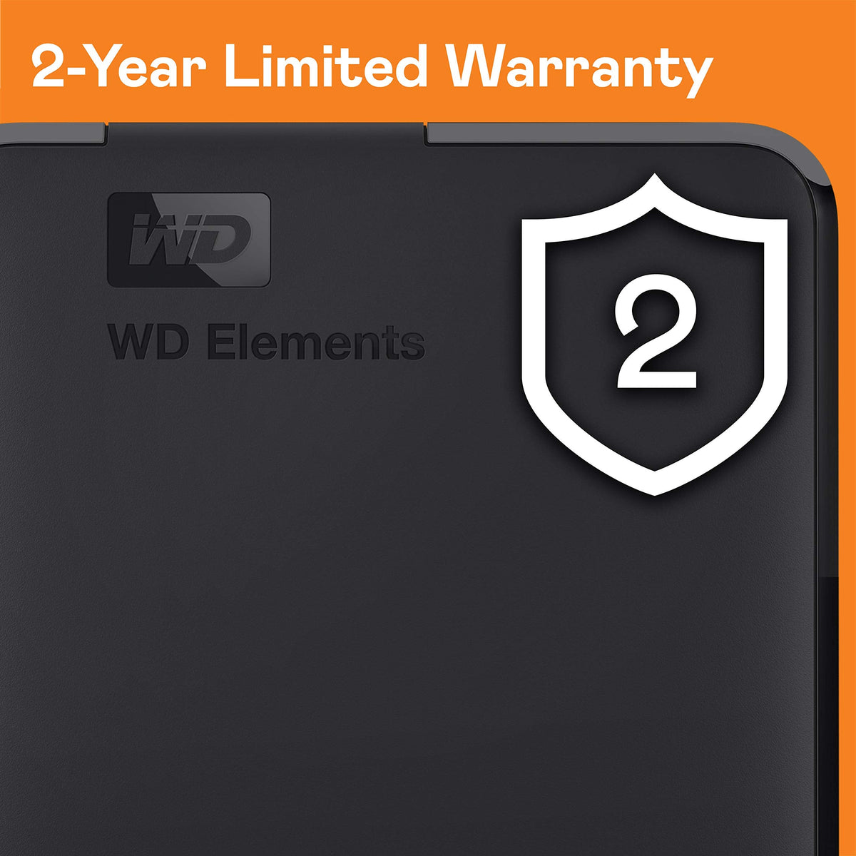 Western Digital 5TB Elements Portable External Hard Drive, Black