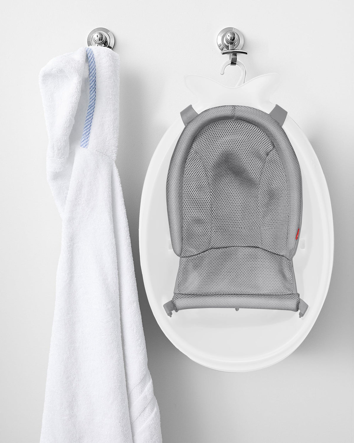 Skip Hop Moby 3-Stage Smart Sling Infant Bath Tub, White