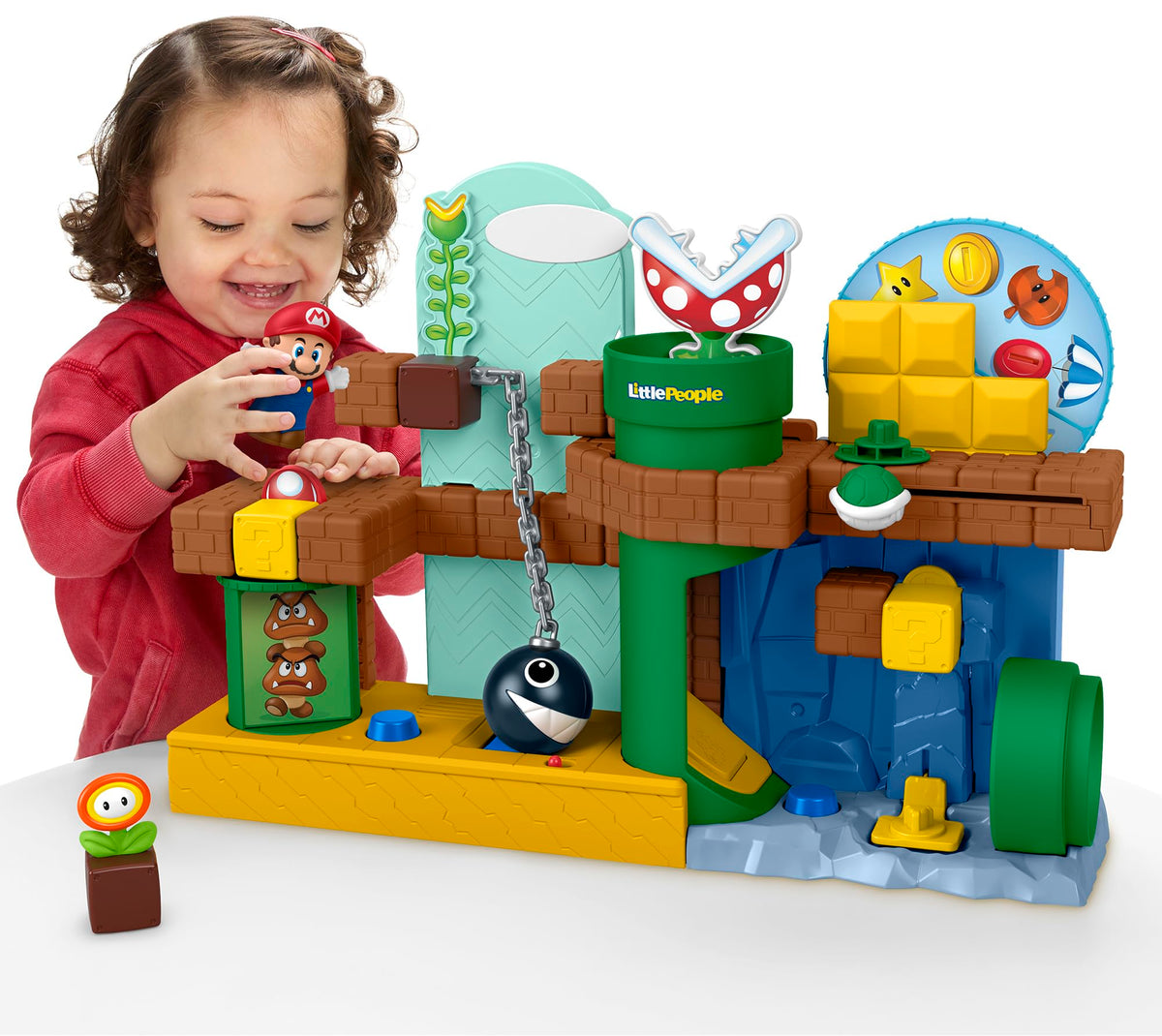 Fisher-Price Little People My Mario Adventure Playset, 18+ Months