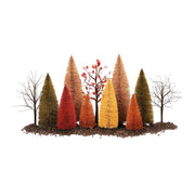Department 56 Village A Splendid Fall Landscape Trees and Mulch Set