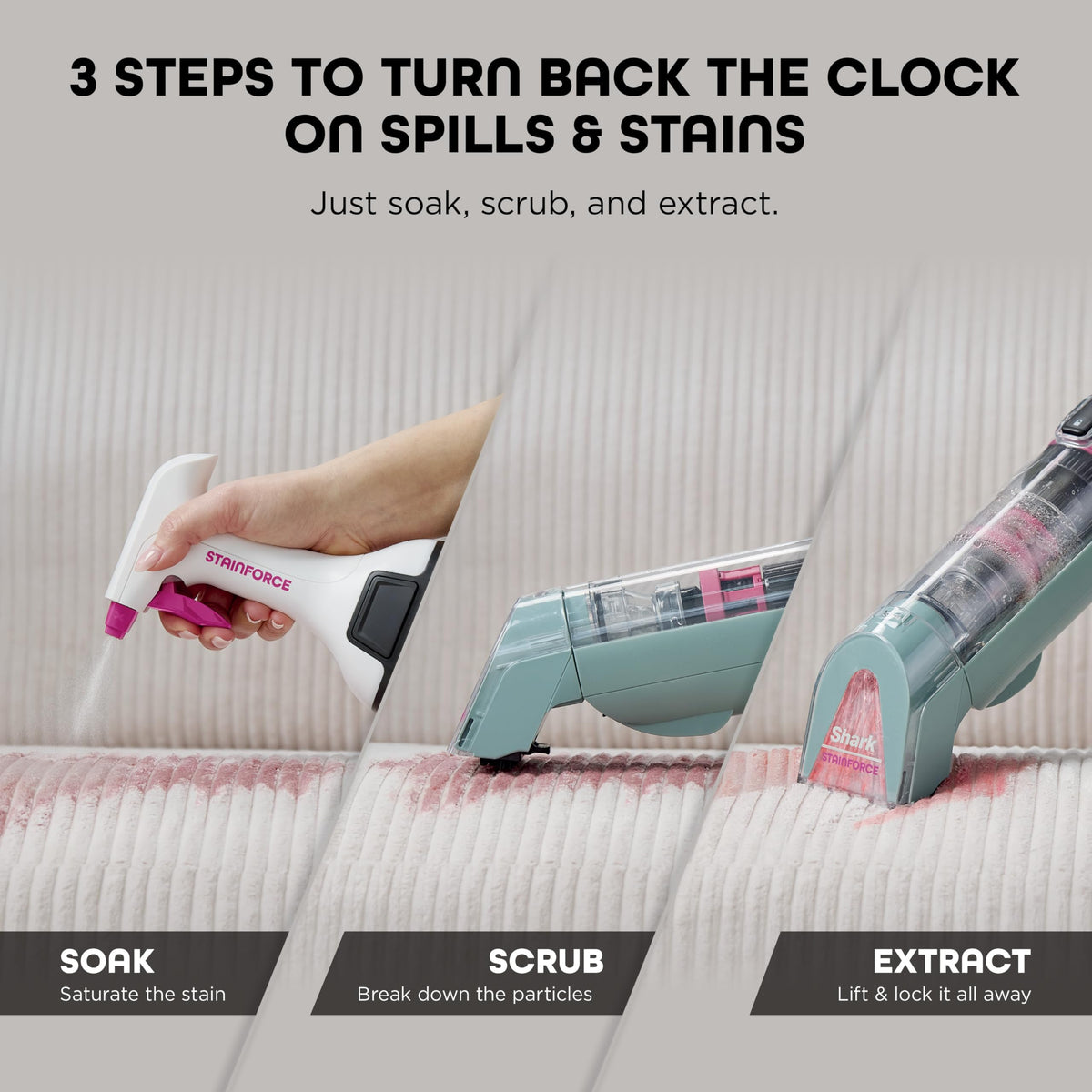 Shark StainForce Cordless Spot Cleaner, HX101C