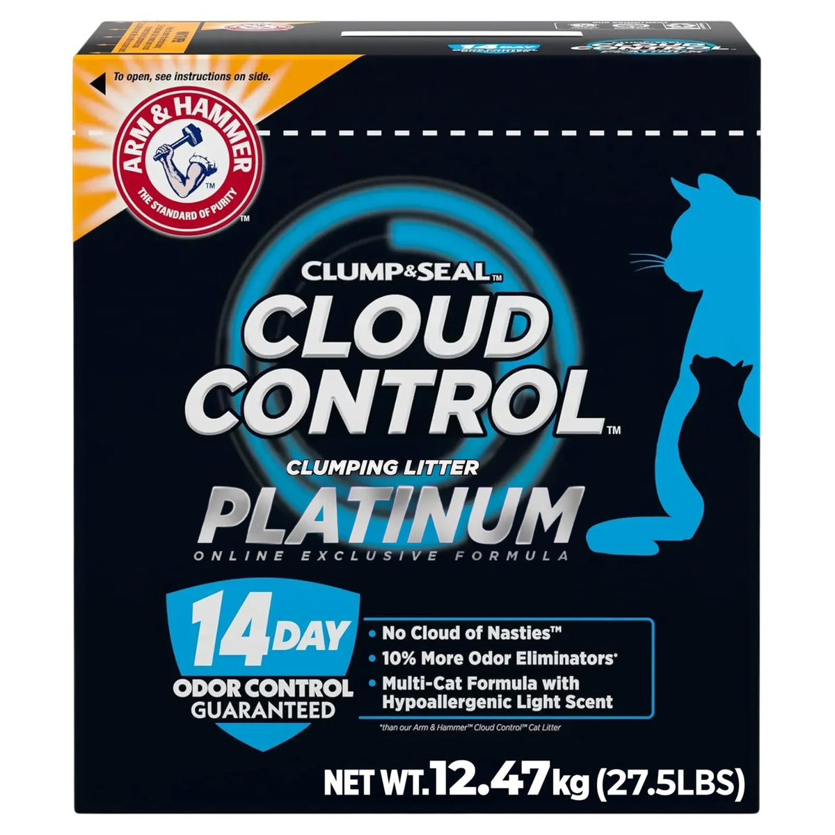 Arm & Hammer Platinum Cloud Control Extra Strength Litter, 12.47 kg