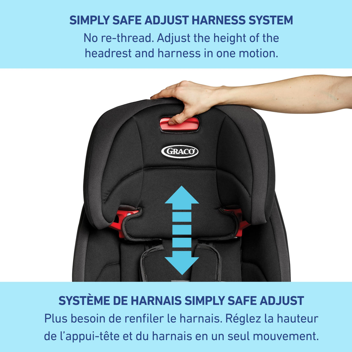 Graco Tranzitions 3-in-1 Harness Booster Seat, Proof