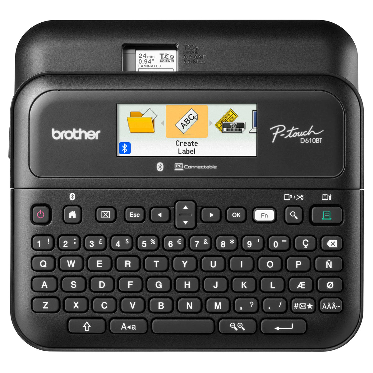 Brother P-Touch PT-D610BT Connected Label Maker, Bluetooth
