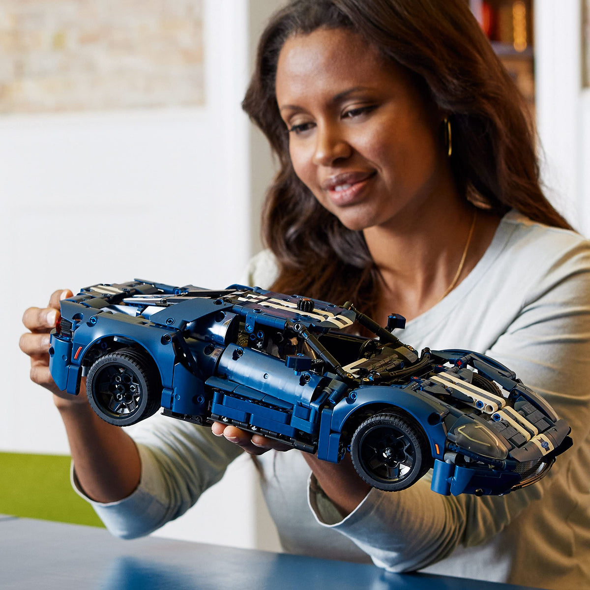 LEGO Technic 2022 Ford GT Car Model Kit, 1:12 Scale, 42154