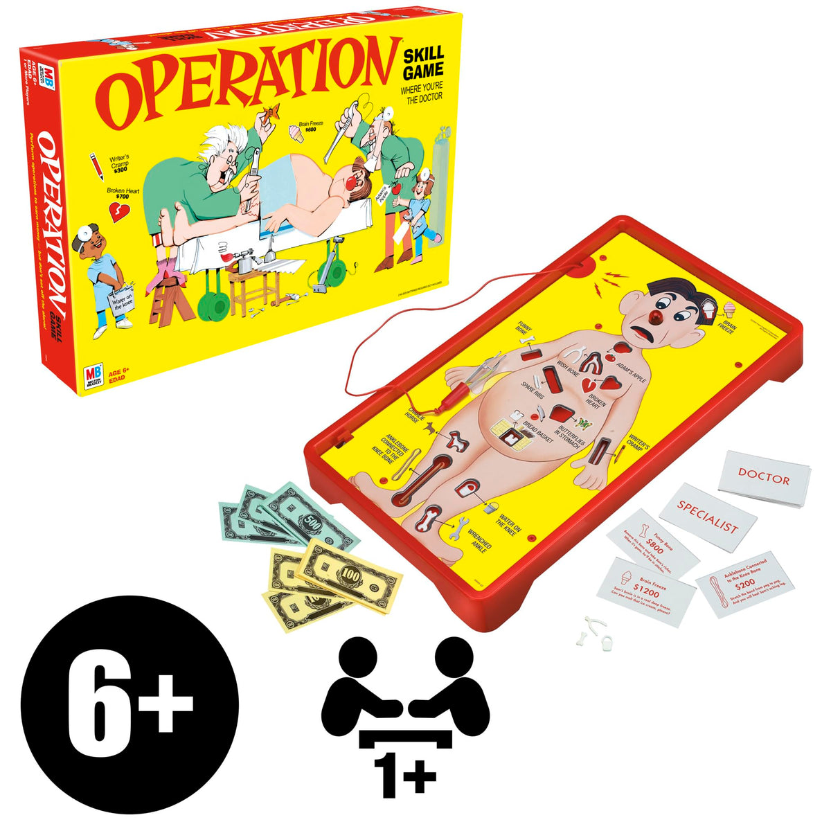 Hasbro Classic Operation Skill Game, 4545