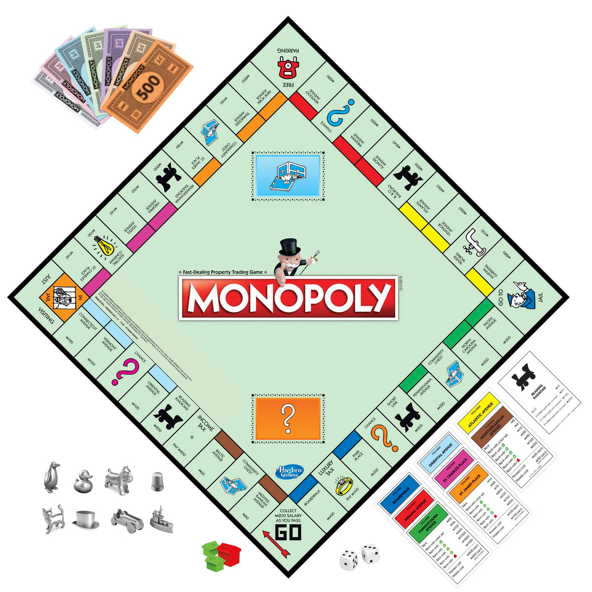 Monopoly Game, Token Vote Edition, 2-6 Players