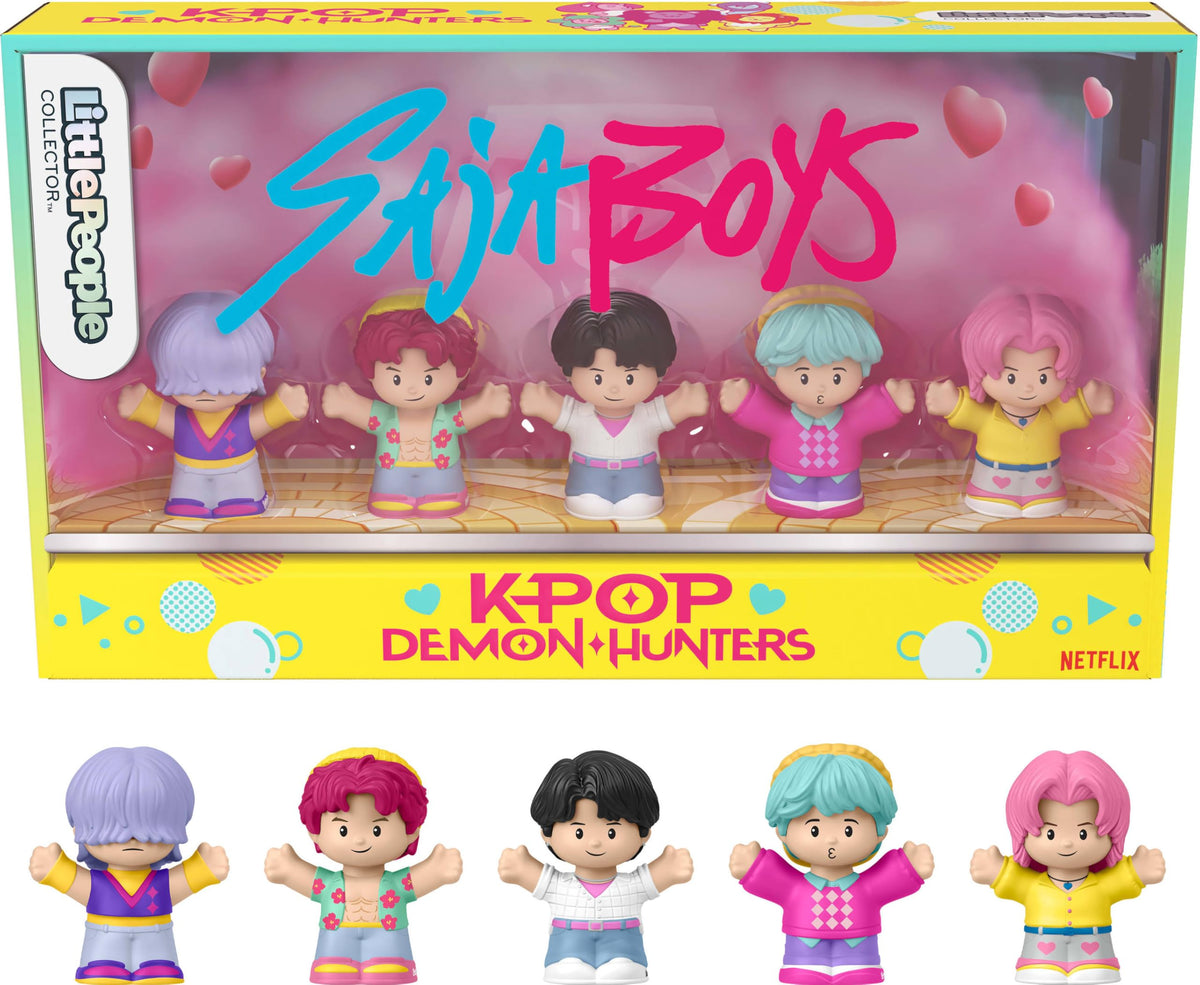 Little People Collector Kpop Demon Hunters Saja Boys Set, 5 Figures