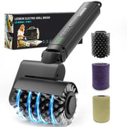 Leebein Cordless Electric Grill Brush with 3 Heads