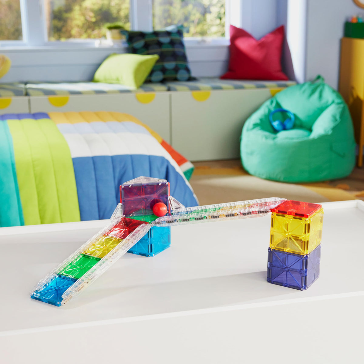 Magna-Tiles Rail Racers Rail Pack Magnetic Construction Set