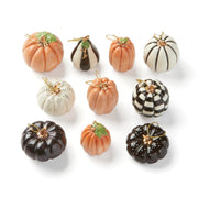 Lenox Pumpkin 10-Piece Mini Porcelain Hanging Ornament Set