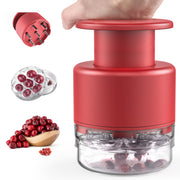 Makmzoon Stainless Steel Multi Cherry Pitter, 7 Cherries