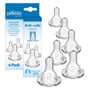 Dr. Brown's Original Nipple, Level 2 (3m+), 6 Count
