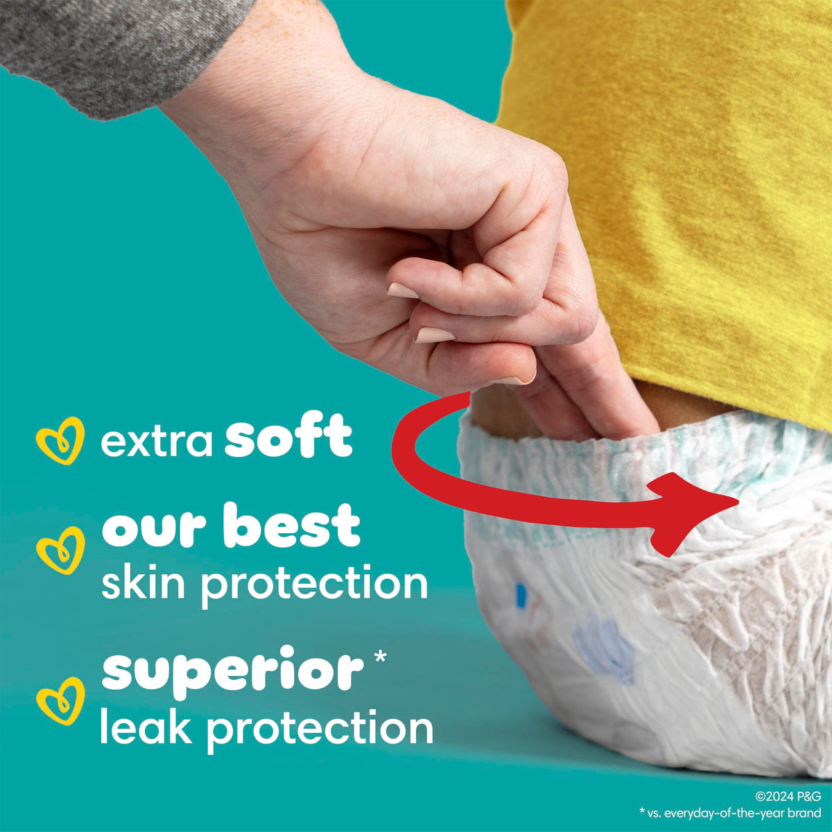 Pampers Swaddlers 360 Pull-On Diapers, Size 4, 100 Count