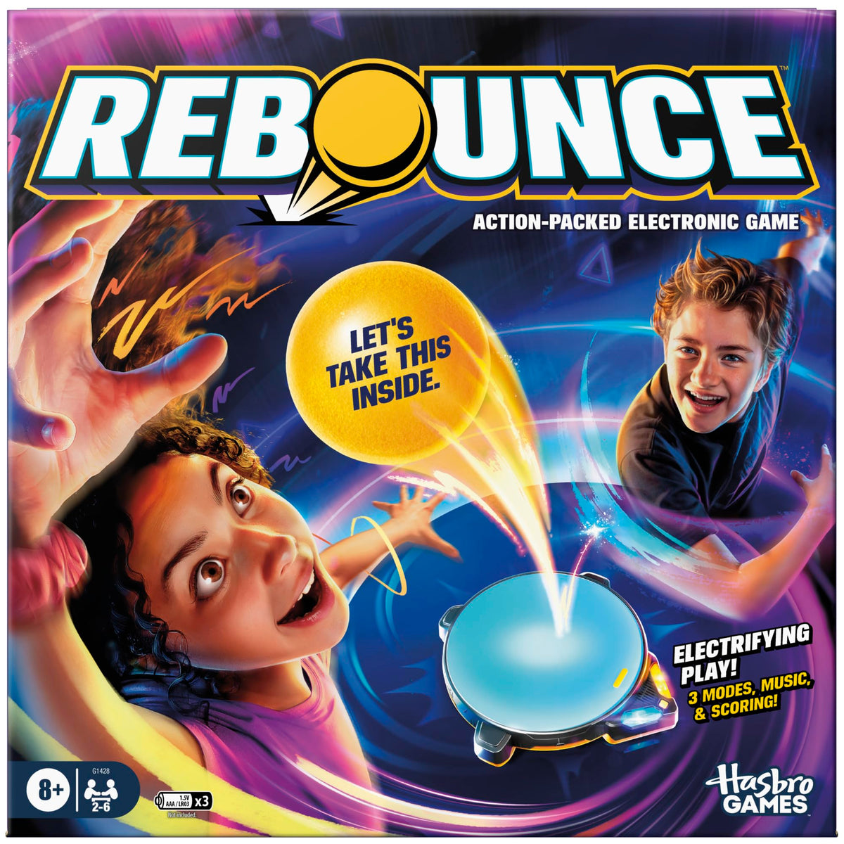 Rebounce Electronic Action Game, Ages 8+, 2 to 6 Players