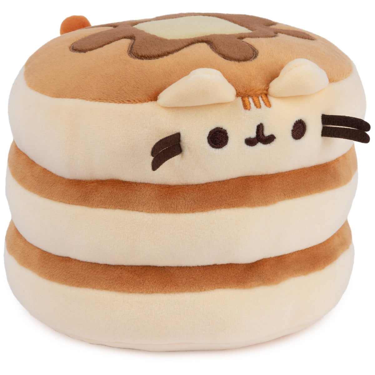 GUND Pusheen Pancake Squisheen Plush, Brown, 6 in