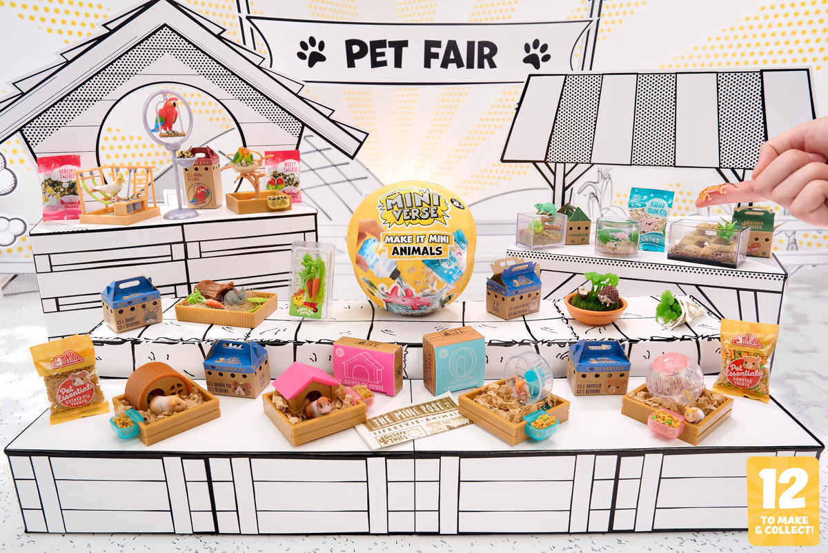 MGA's Miniverse Make It Mini Animals, 3-Pack