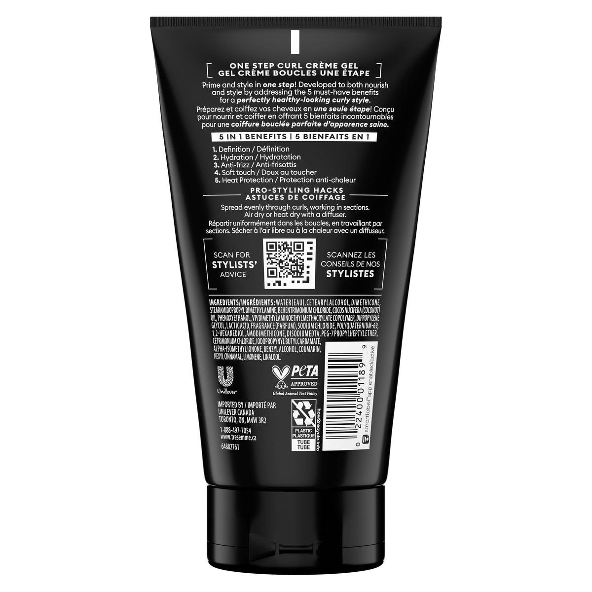 TRESemmé Bouncy Curls Shampoo, Conditioner and Gel Set, 3-Pack