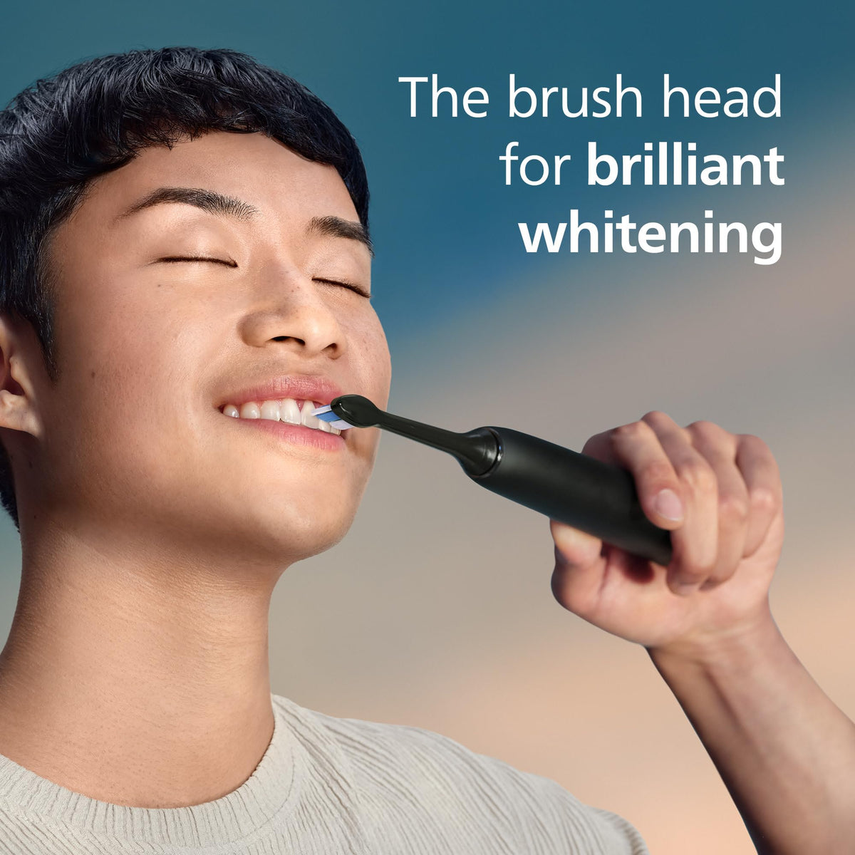 Philips Sonicare W DiamondClean Brush Heads, Black, 2 Pack, HX6062/95