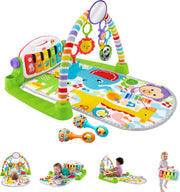 Fisher-Price Deluxe Kick & Play Piano Gym Baby Playmat with 2 Maracas