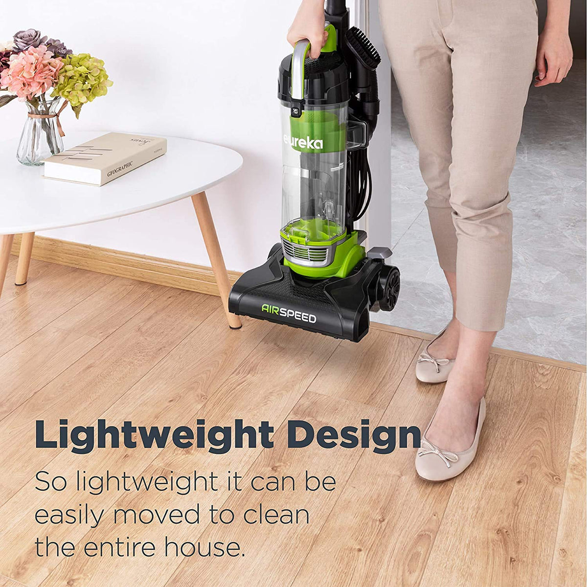 Eureka Airspeed Bagless Upright Vacuum, NEU100C, Lime Green
