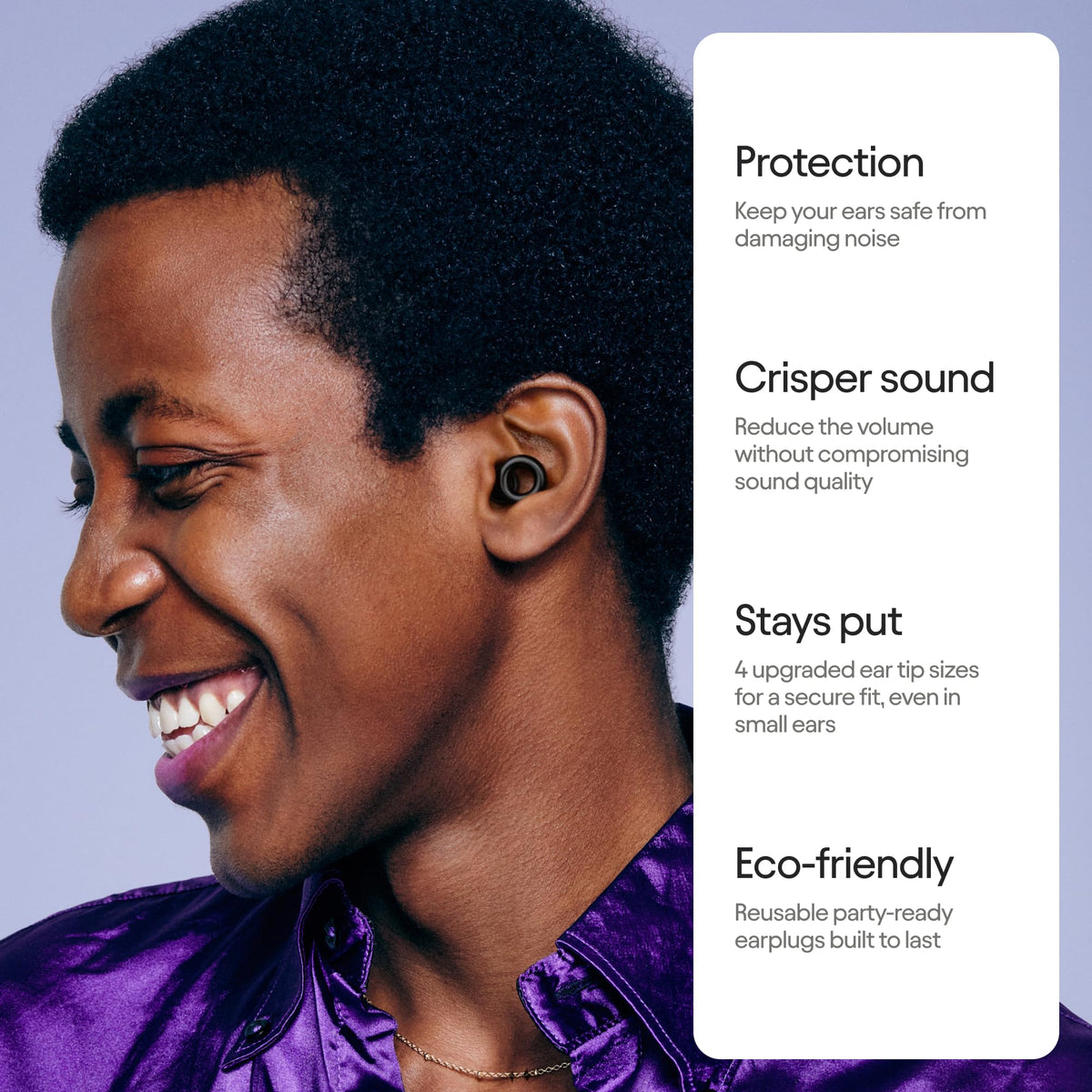 Loop Experience 2 High-Fidelity Ear Plugs, 17 dB
