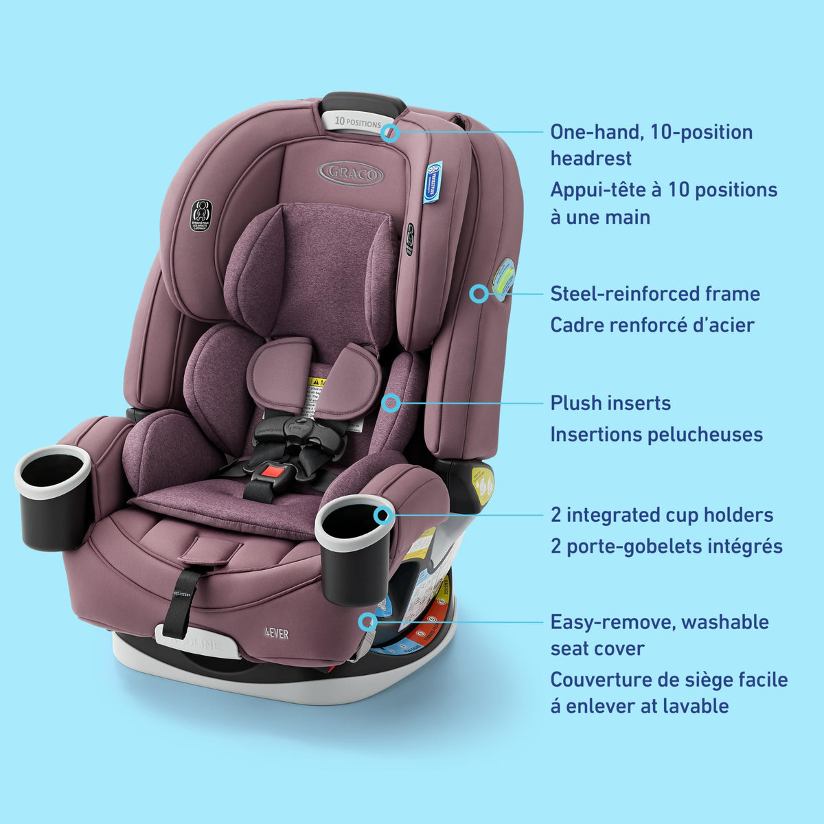 Graco 4Ever 4-in-1 Convertible Car Seat, Chelsea