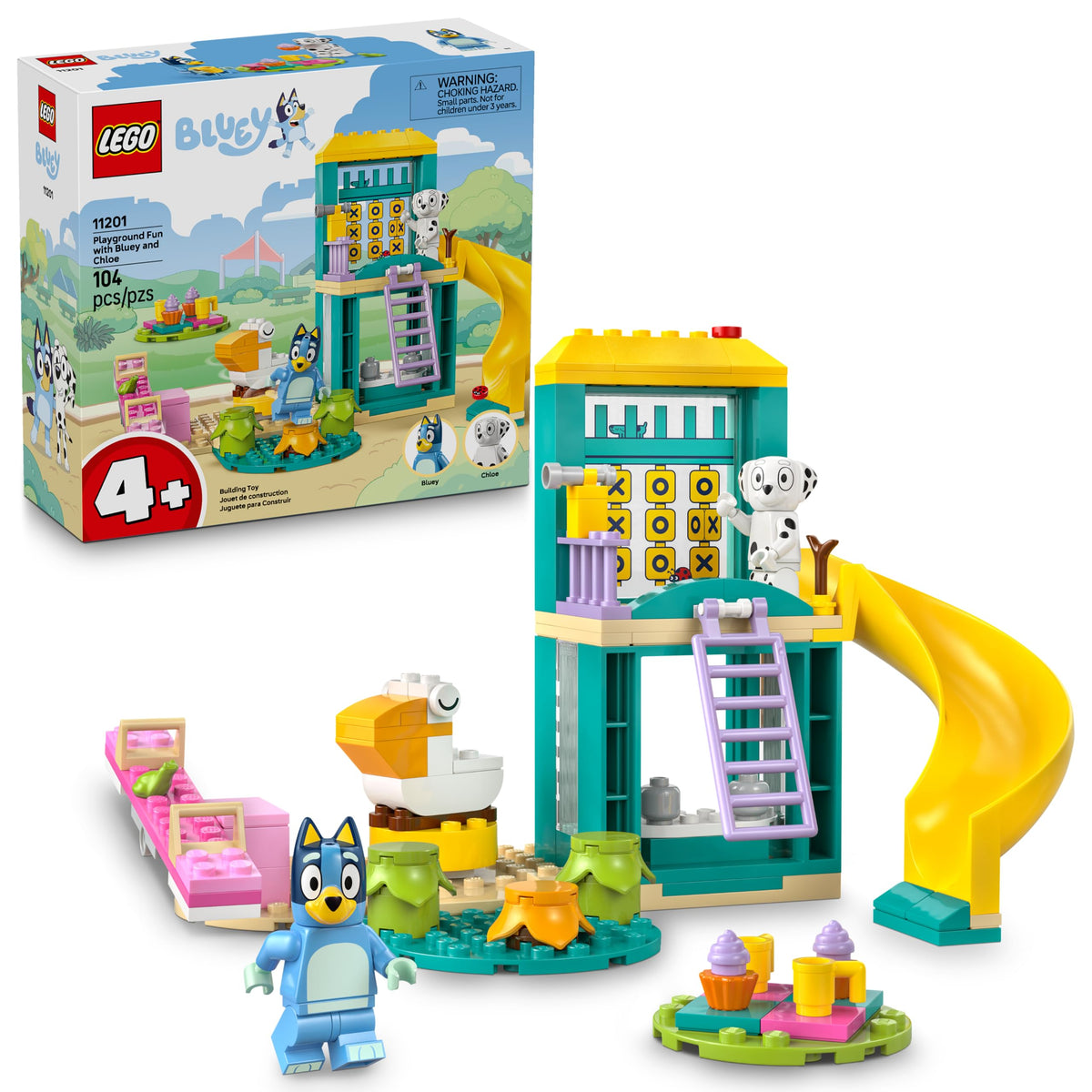 LEGO Bluey Playground Fun with Bluey and Chloe, 11201