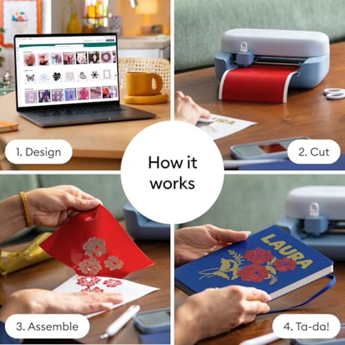 Cricut Joy 2 Essential Bundle with Digital Content, Blue
