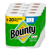 Bounty Select-A-Size Paper Towels, White, 8 Double Plus Rolls
