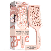 FRAMAR Vented Curved Detangling Brush, Champagne