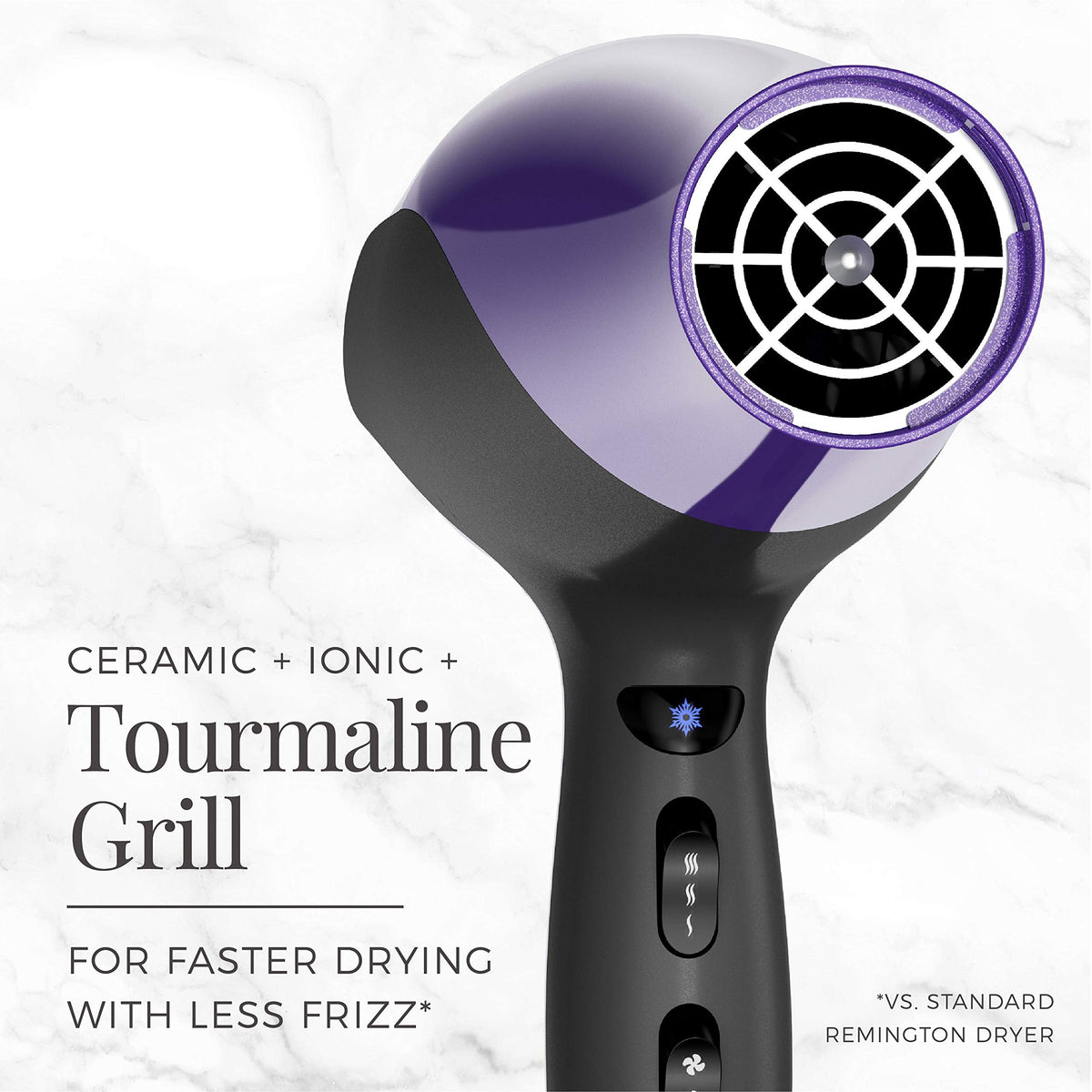 Remington Damage Protection Hair Dryer, Purple