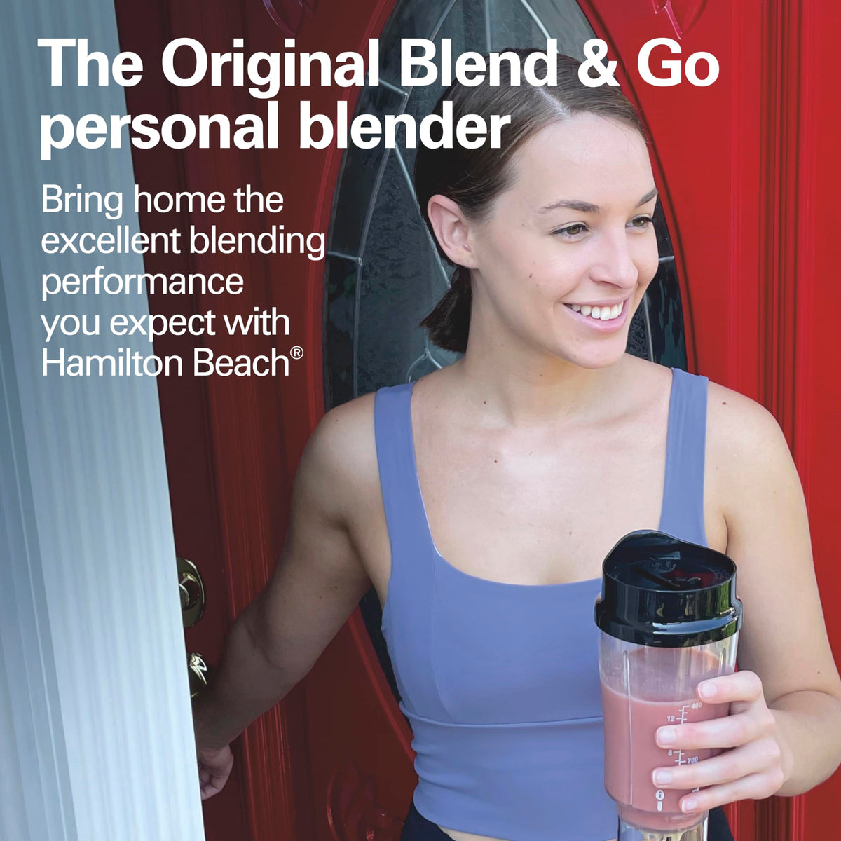 Hamilton Beach Personal Blender with 14 oz Travel Cup, Black (51101BC)