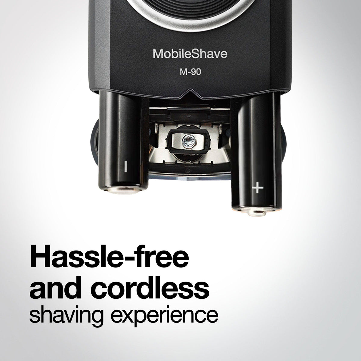 Braun M90 Mobile Shaver, Black/Silver