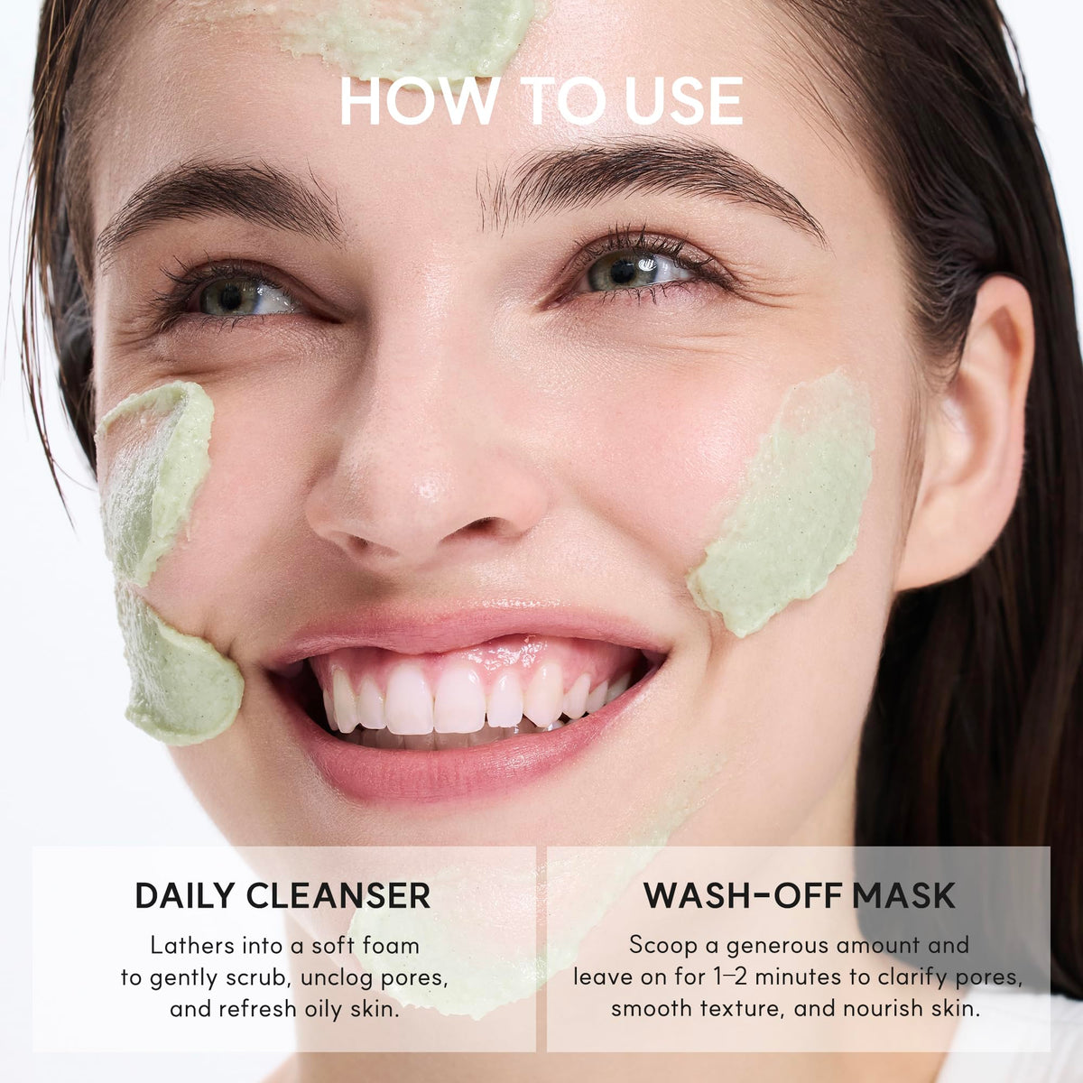 Arencia Green Rice Mochi Face Cleanser, 120 g