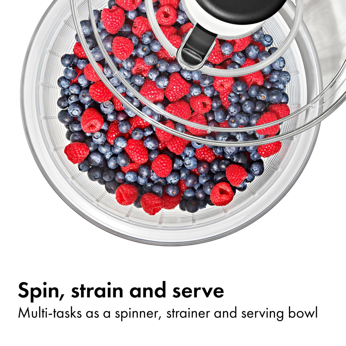 OXO Good Grips Salad Spinner, 10.25 in, Clear