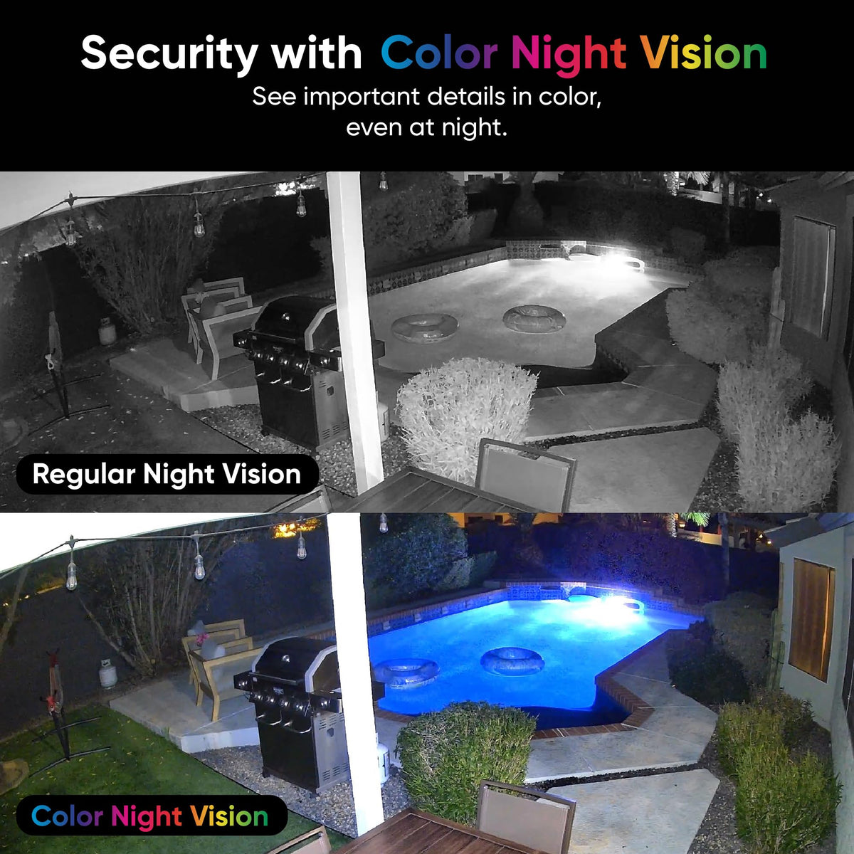 WYZE Cam v4 2.5K Indoor/Outdoor Security Camera, White