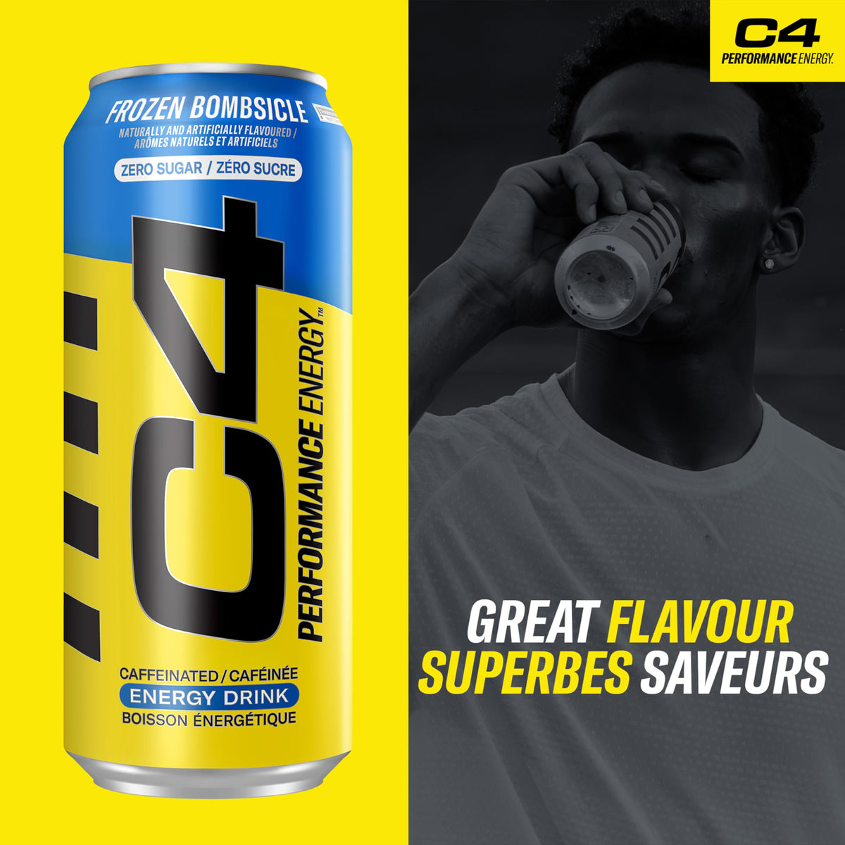 Cellucor C4 Energy Drink, Frozen Bombsicle, 473mL, 12 Count