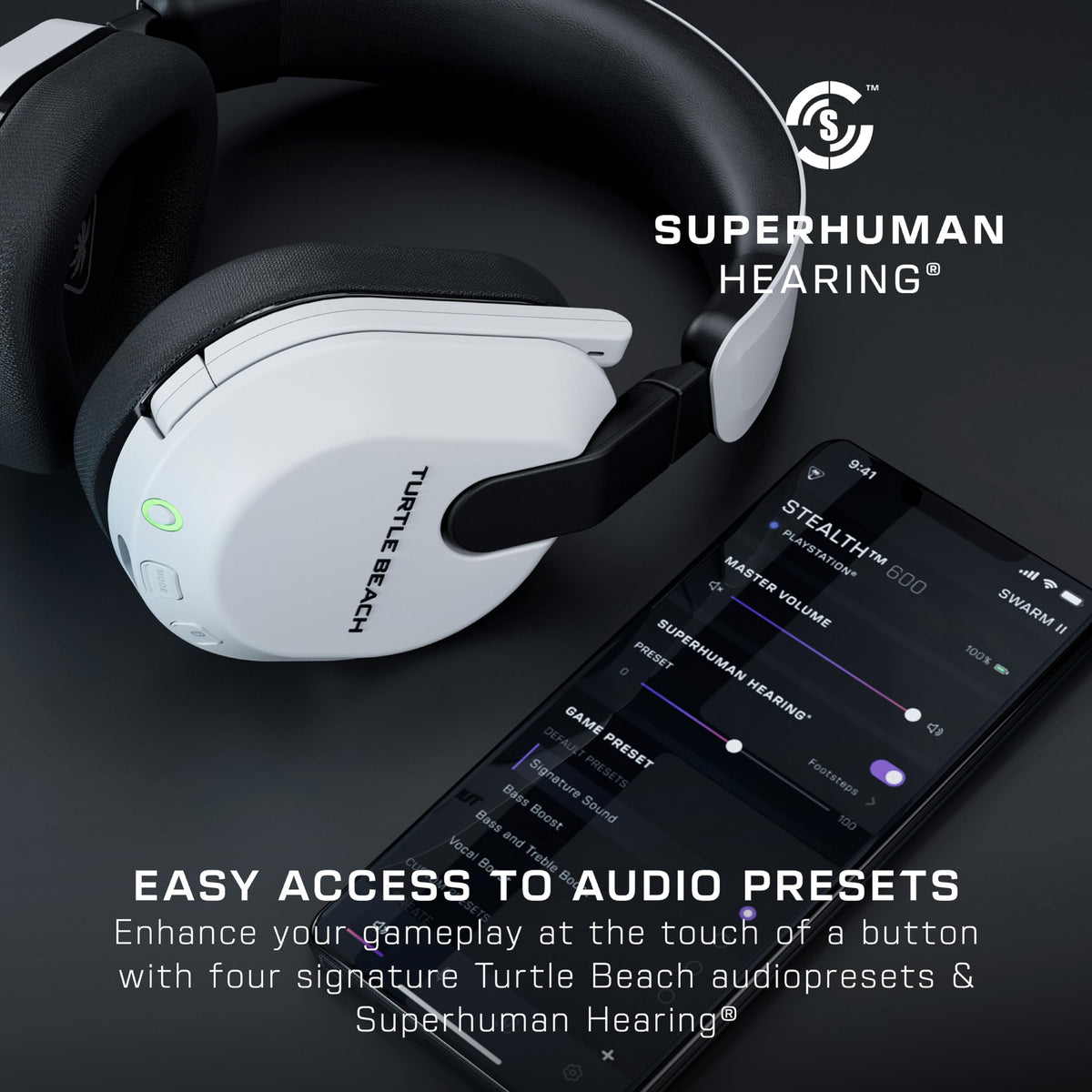 Turtle Beach Stealth 600 Wireless Gaming Headset, White