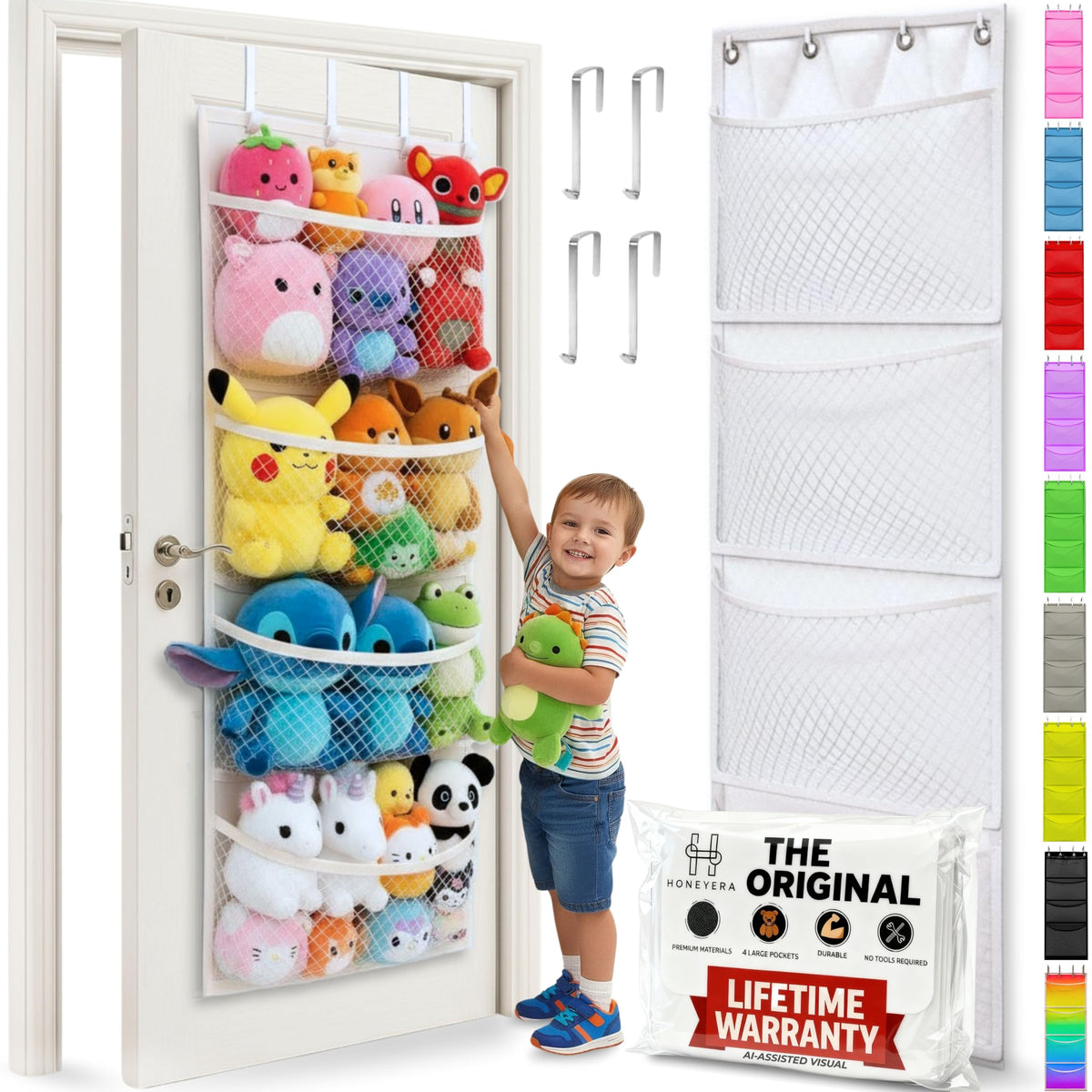 The Original Stuffed Animal Storage Over Door Organizer