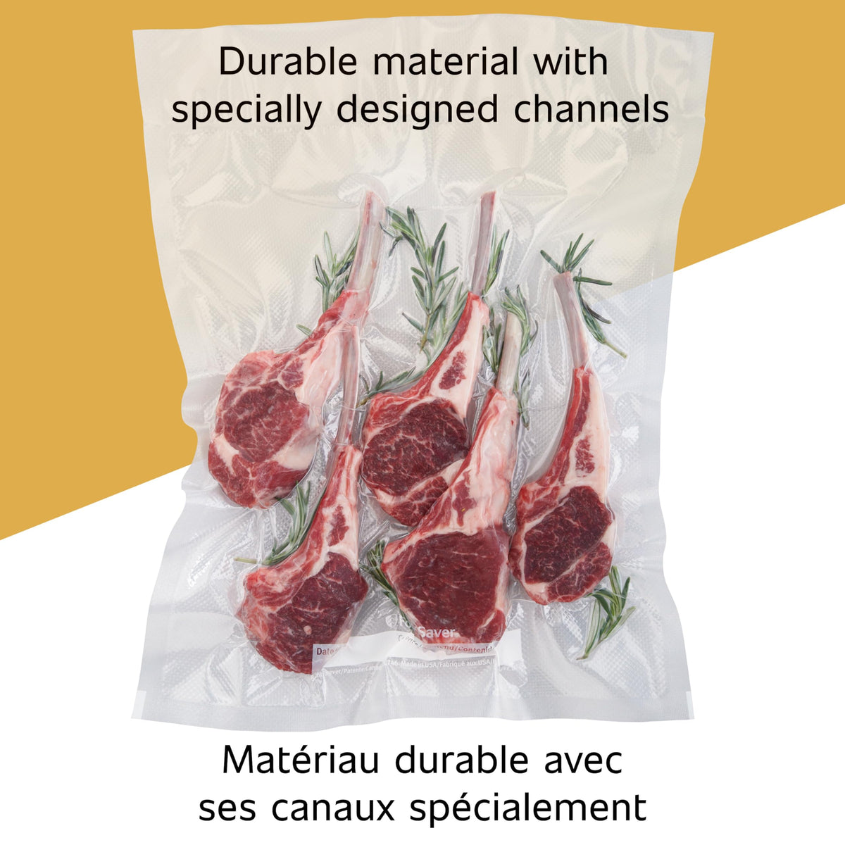 FoodSaver Vacuum Seal Rolls Variety Pack, 5 Rolls