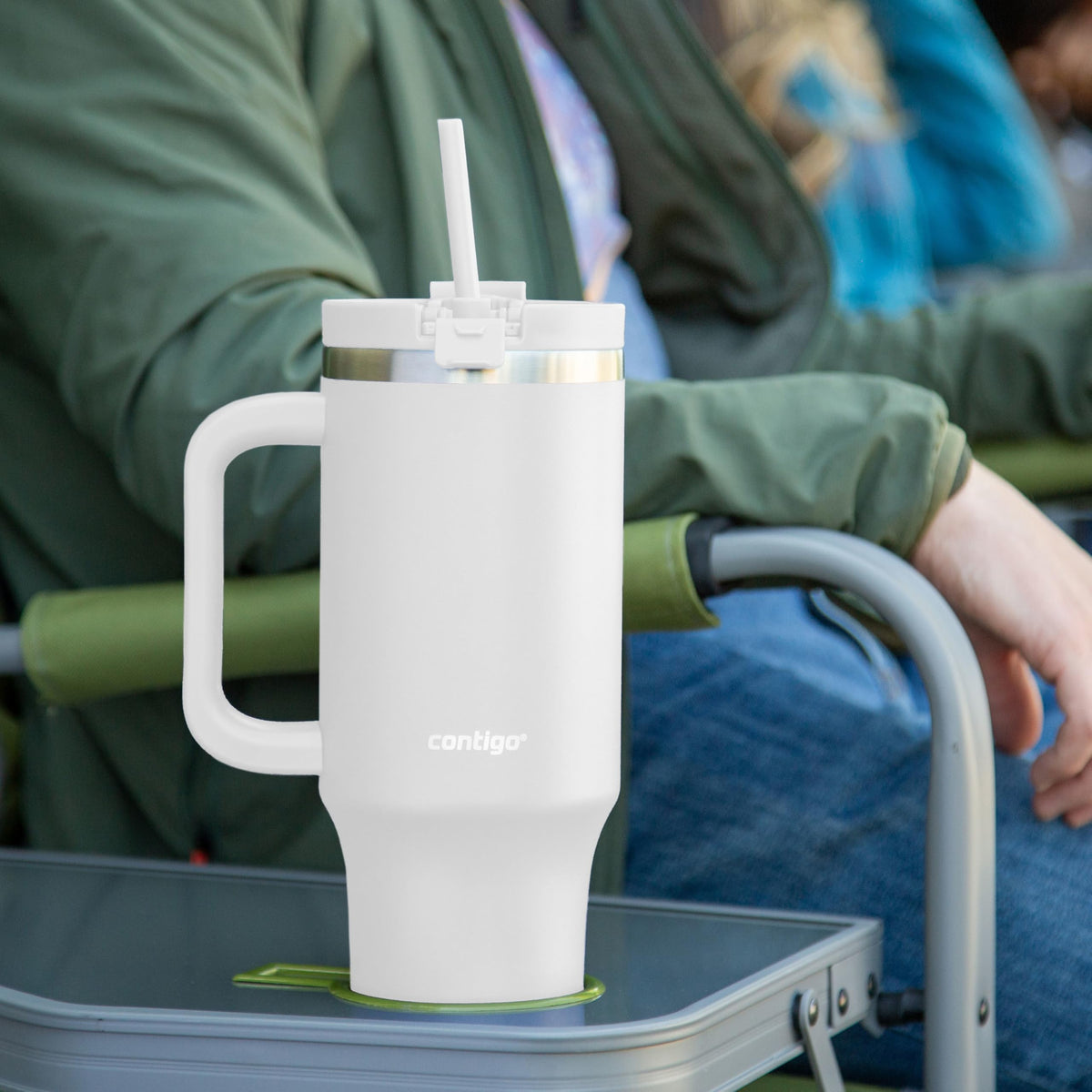 Contigo Streeterville Insulated Tumbler with Straw, 40oz, Salt