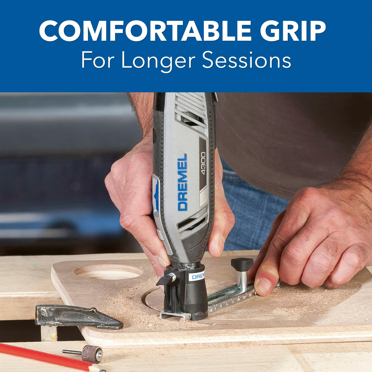 Dremel 4300-5/40 High Performance Rotary Tool Kit with LED Light