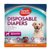 Simple Solution True Fit Female Dog Diapers, Large, 30 Count