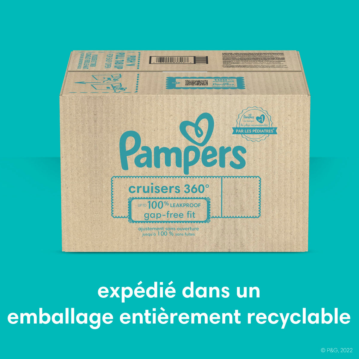 Pampers Cruisers 360 Pull-On Diapers, Size 6, 104 Count